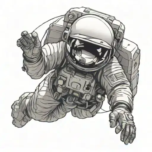 Astronaut Lines Forming