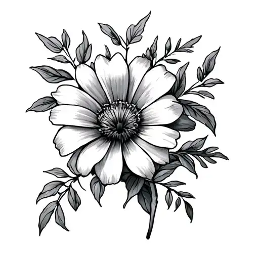 June And April Birth Flower Combined Into One Piece