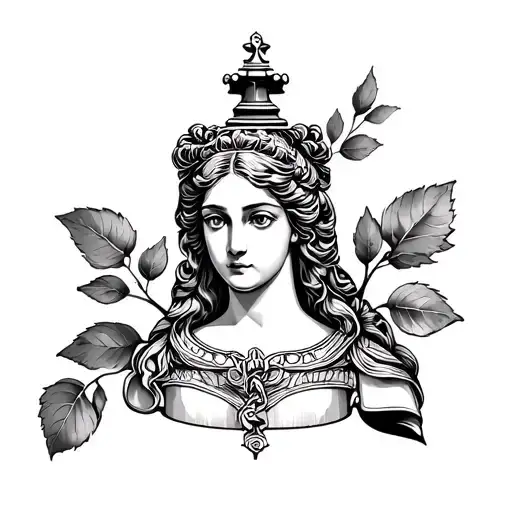 Cherry Queen Chess Piece