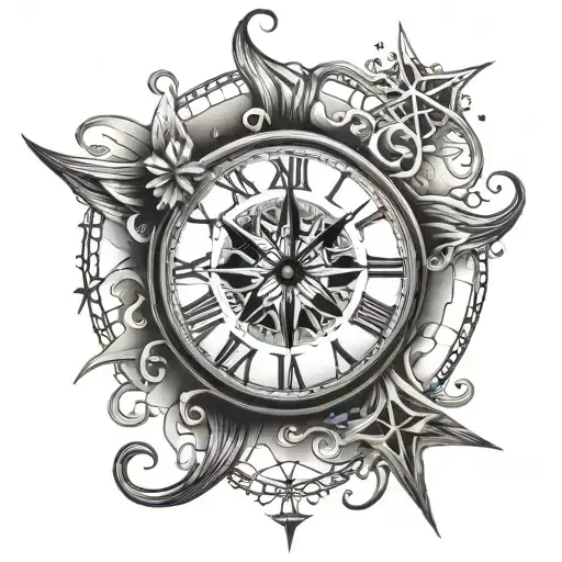 North Star Clock Face