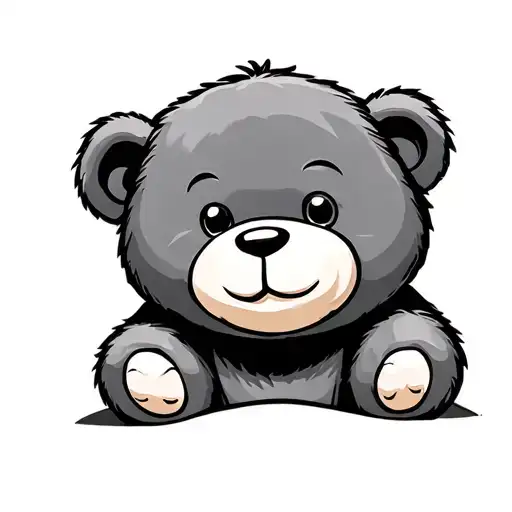 Happy Teddy Bear Standing