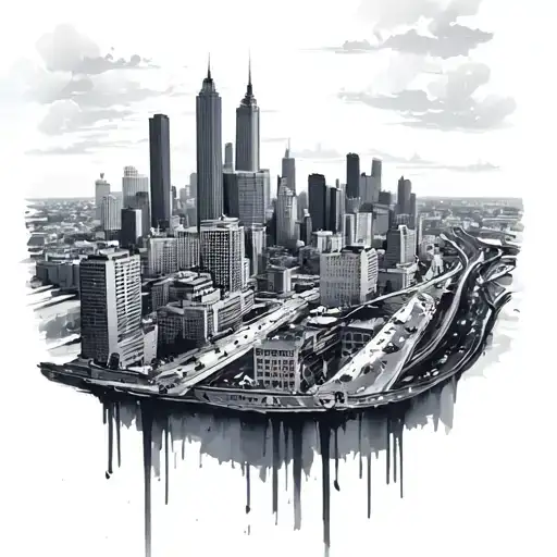 City In The Background