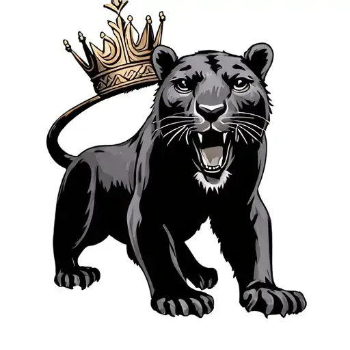 Totem Pole Rat With Crown On Top Thenbrown Bear And Then Panther