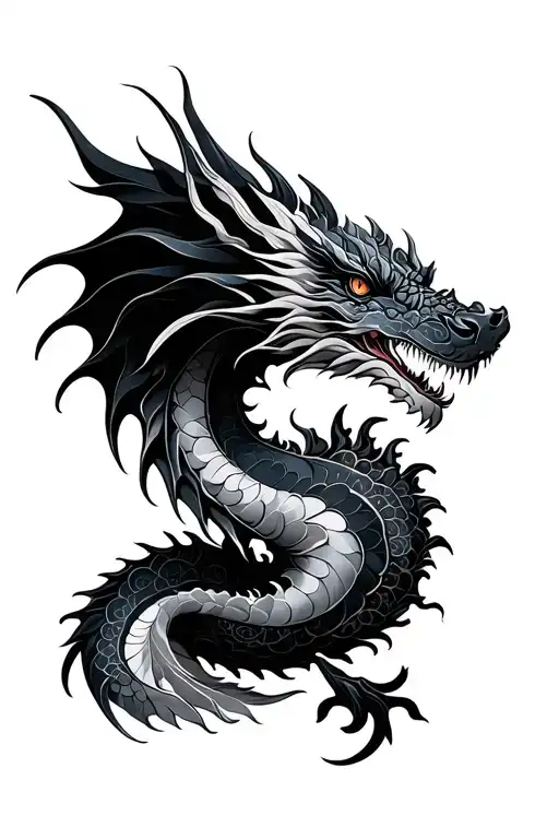 Dragon Floral Patterns