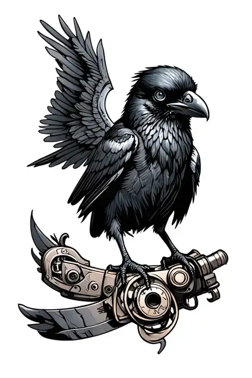 Crow Steampunk Inspired