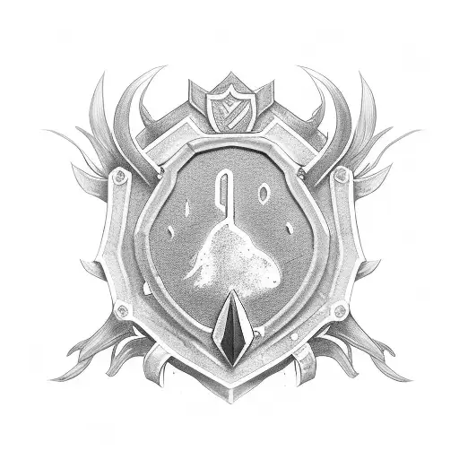 Lily Shield And Paw Print