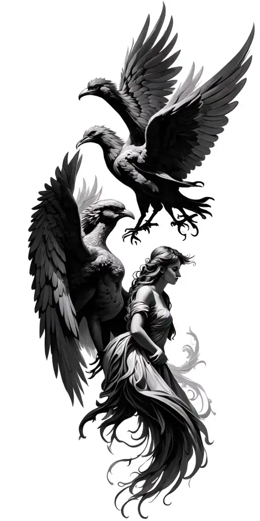 Two Angels And A Phoenix