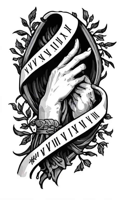 Roman Numerals Going Up Forearm