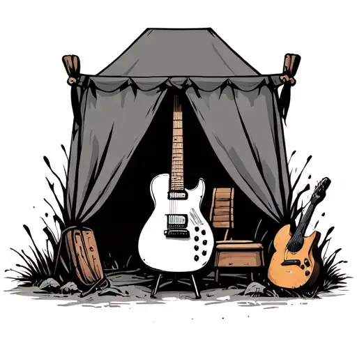 Guitar Camping Tent