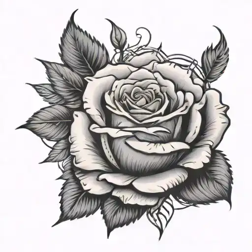 Rose And Roman Numbers