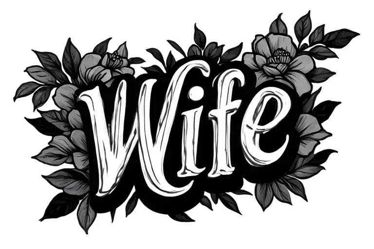 Wife Name Tatto