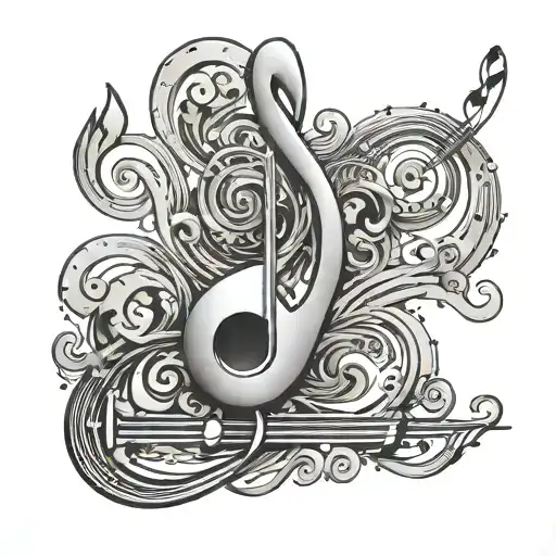 A Semicolon With Music Incorporated Within