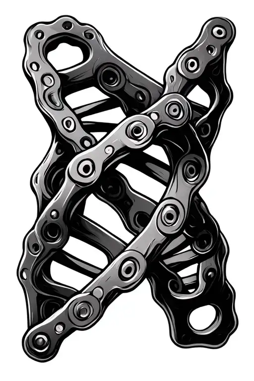 Bicycle Chain Dna Double Helix