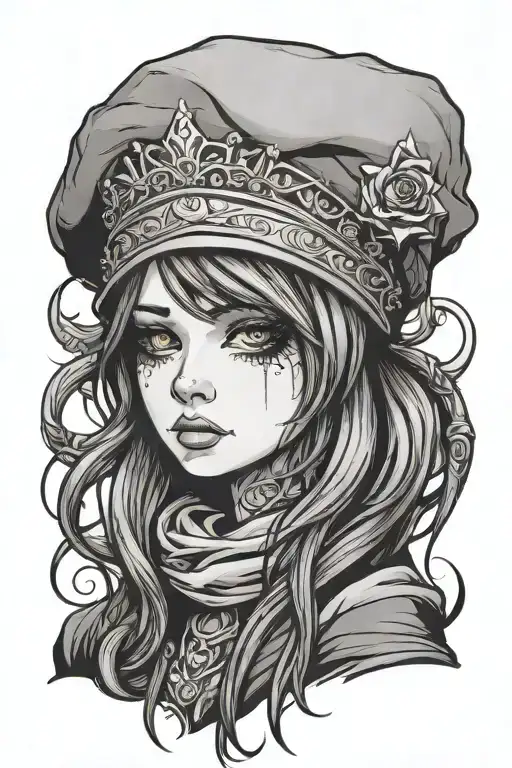 Hot Emo Princess In Beanie