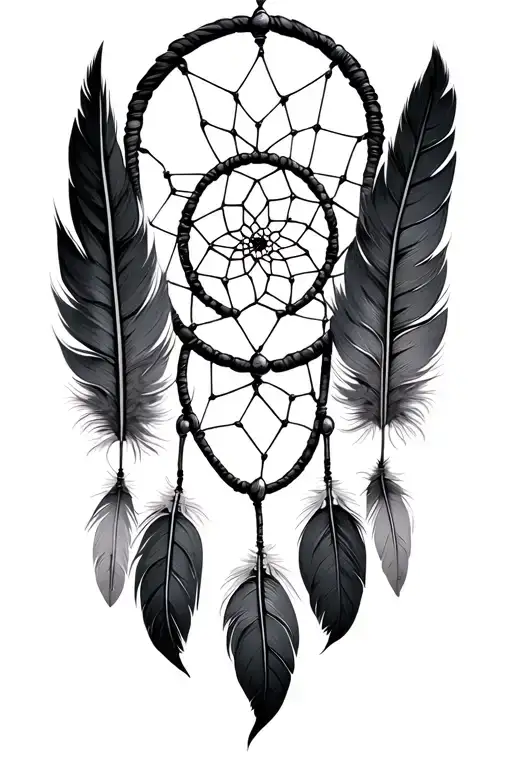 Dreamcatcher Three Feathers
