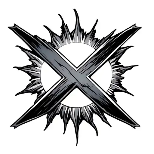 Sun And X Men Logo