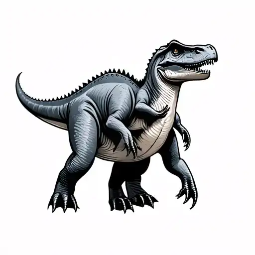 Simple Dinosaur Hugging