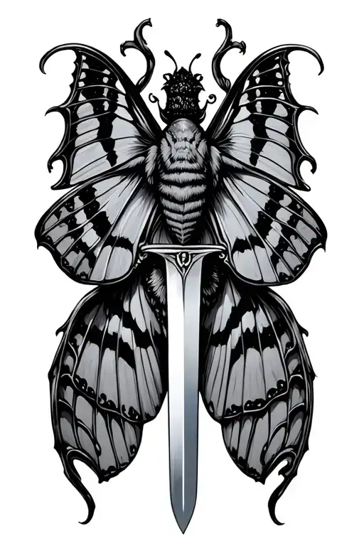 Moth And Sword
