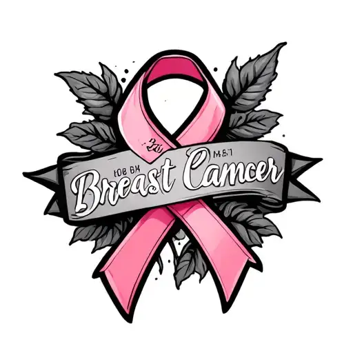 Breast Cancer Logo With Date
