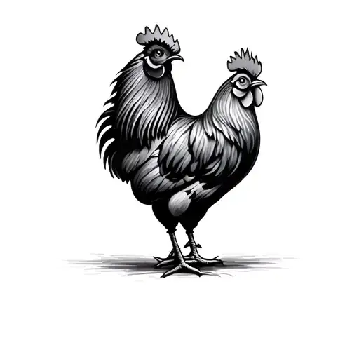 A Small Simple Rooster