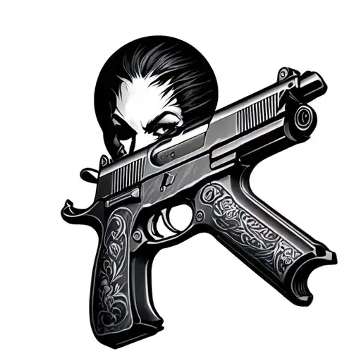 Modern Wizart With Gun