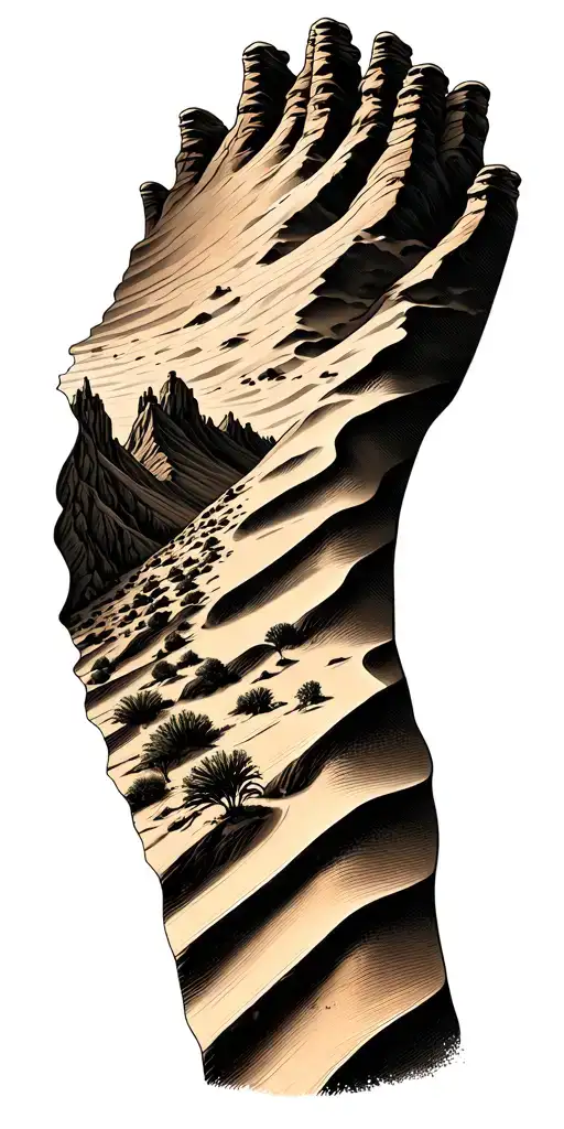 Desert Sands Depicting Different Eras