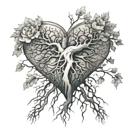 Broken Heart Blood As Water To Tree Roots For Growth