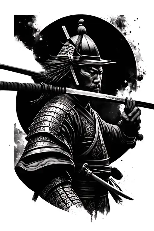 Japanese Samurai Warrior Realism Style