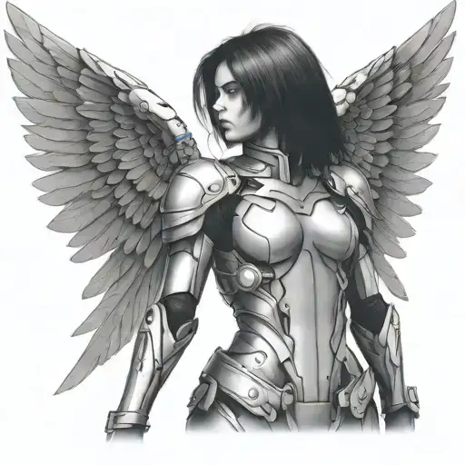 Large Battle Angel Back