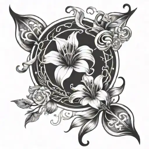 Gloriosa Superba And Scorpio And Sagittarius Zodiac Sign