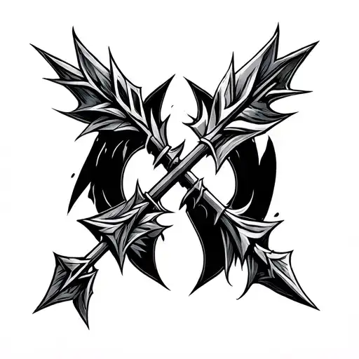 Two Norse Arrow Scratch