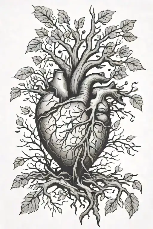 Broken Heart Blood As Water To Tree Roots For Growth
