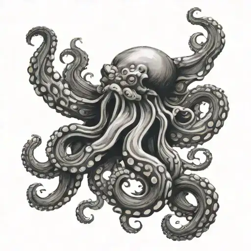 Kraken In Trinacria Pose