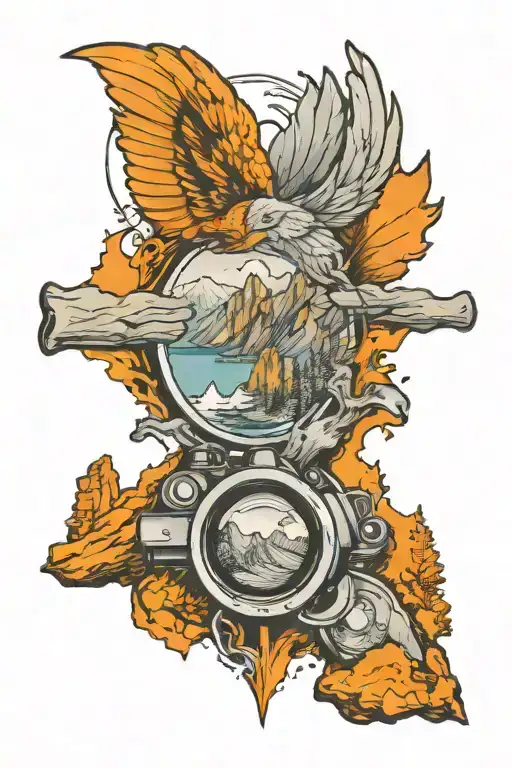 Perspective Change Through A Camera Lens Hiking Mountains Outside Rising Phoenix Inside