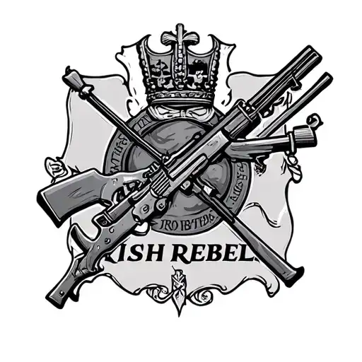 Irish Gardai Vs Rebels Sign