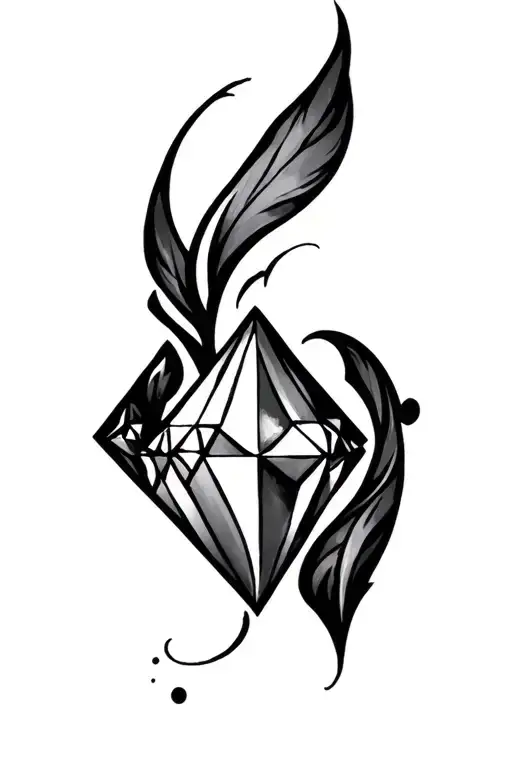 4 Point Diamond On Inner Forearm
