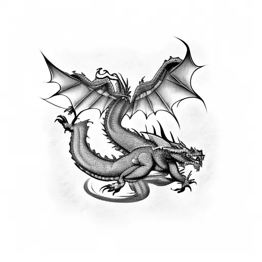 Large Dragon With Hint To Naruto