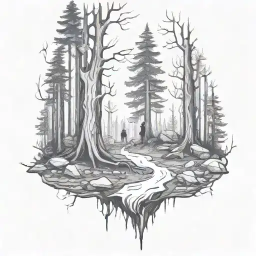 Guy Lost Souls In Woods