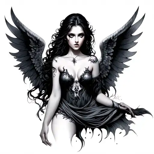 Seductive Evil Angel Realistic