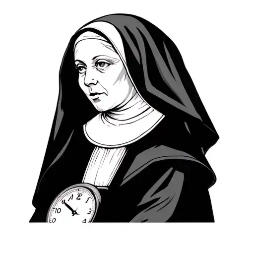 The Nun With The Clock