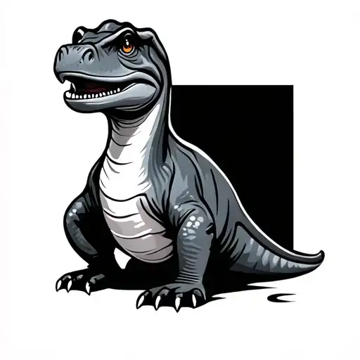 Baby Dinosaur Sitting