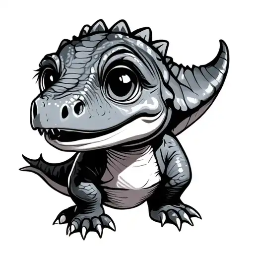 Cartoon Baby Dinosaur