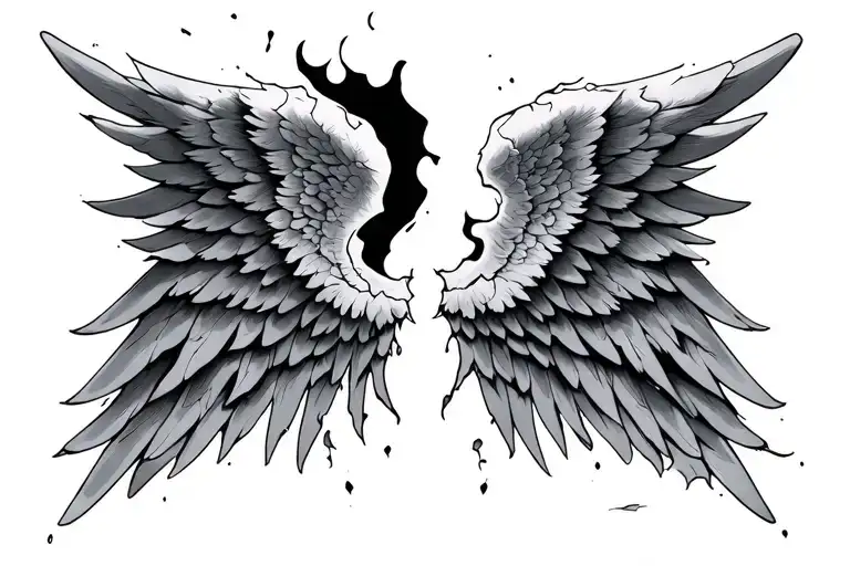 Torn Angel Wing Scars The Scars