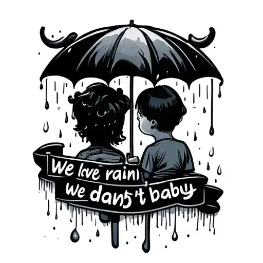 We Love Rainy Days Dont We Baby
