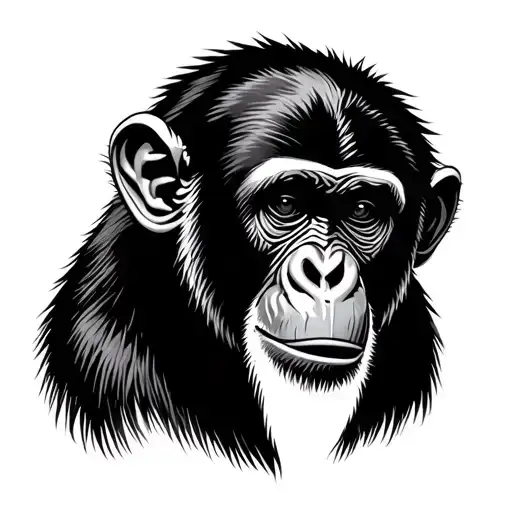 Profile Monkey That Thinks Of Wild Thoughts