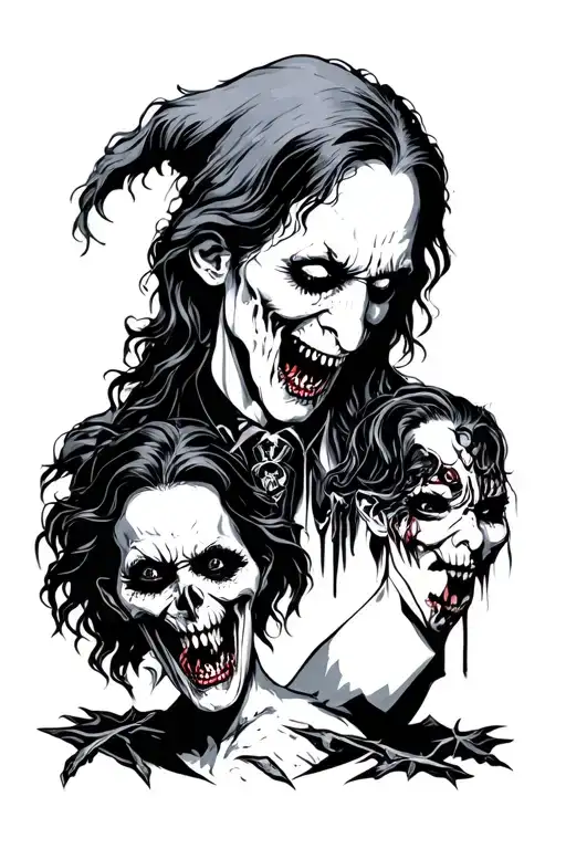 Grotesque Gothic Horror Movie Characters