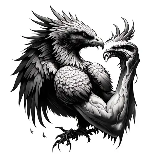 Phoenix Eating My Vein In Arm