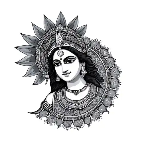 Hindu Goddess Mandala