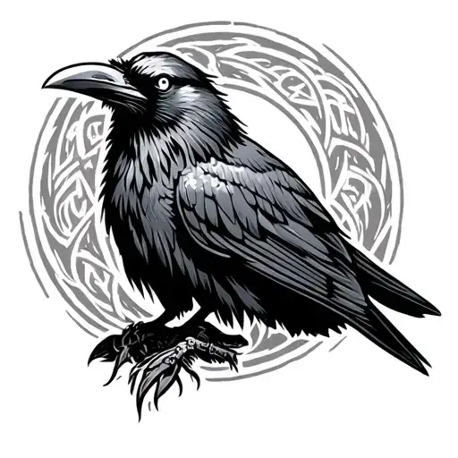 Raven Viking Swedish Heritage