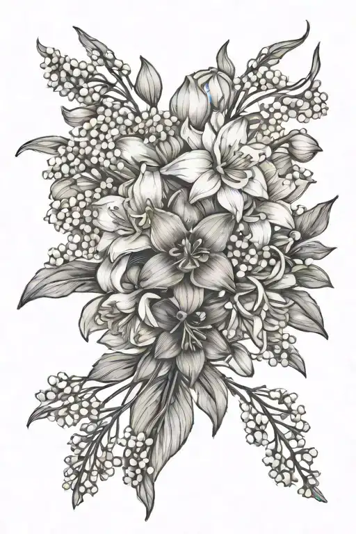 Daffodil Lily Of The Valley Carnation Bouquet